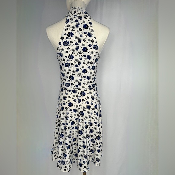 FREE PEOPLE - Floral High Neck Criss-Cross Dress - Picture 4 of 12